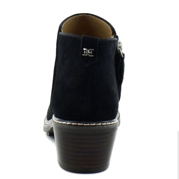 Sam Edelman Pry e Black Suede Ankle Boots Size 10.5 - Picture 7 of 10